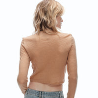 KAYLEE CAMEL BROWN TOP